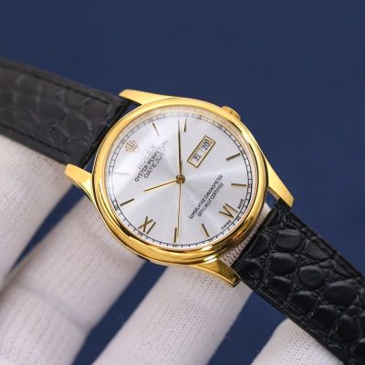 ROLEX Datejust Fake Stainless Steel Imported Movement 40*9MM Gold Watch